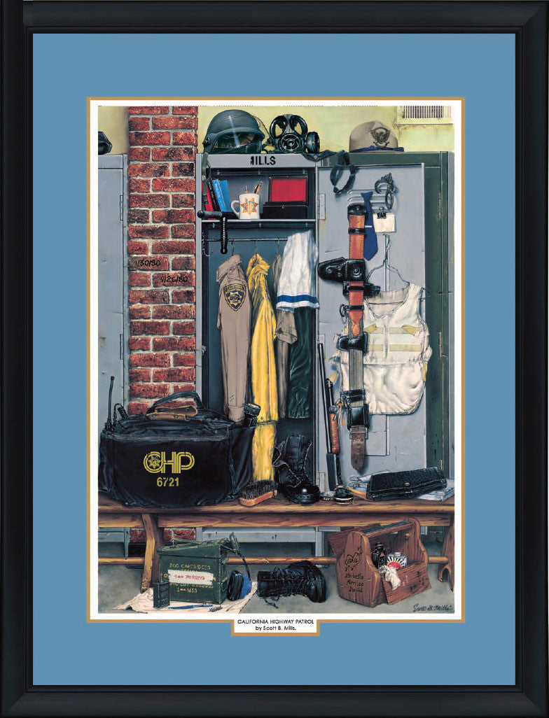 Highway Patrol Personalized Art