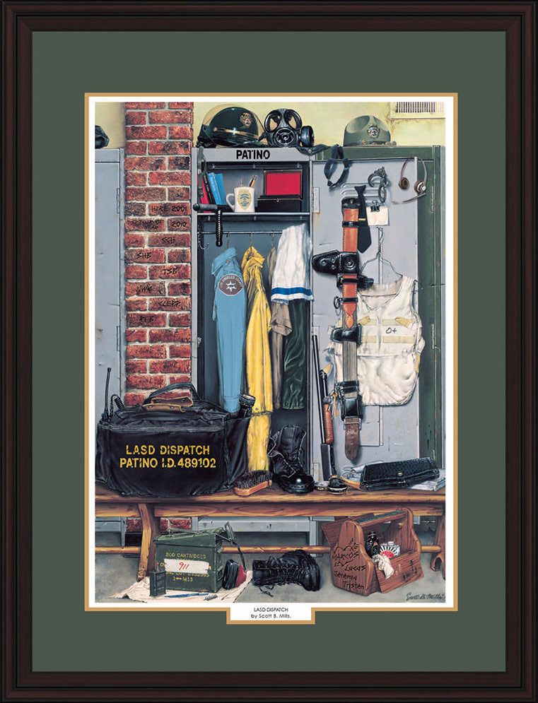 &quot;Dispatch&quot; Personalized Sheriff Art